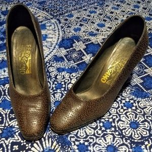 Vintage Salvatore Ferragamo heels